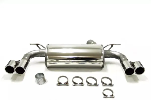 Simons Edelstahl Sportauspuffanlage Duplex 2x80 mm für BMW F30 320i, 330i