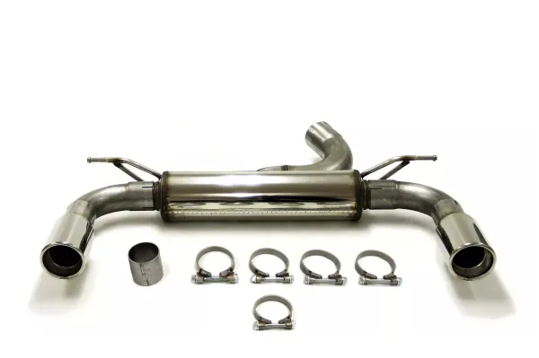 Simons Edelstahl Sportauspuffanlage Duplex 90 mm für BMW F30 316, 318D, 320D