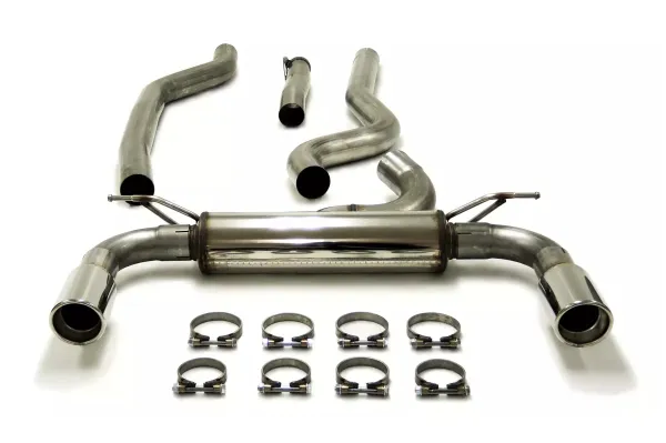 Simons Edelstahl Sportauspuffanlage Duplex 90 mm für BMW F31 3316D, 318D, 320D