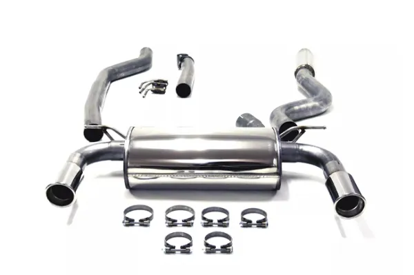 Simons Edelstahl Sportauspuffanlage Duplex 90 mm für BMW F32 420i, 428i