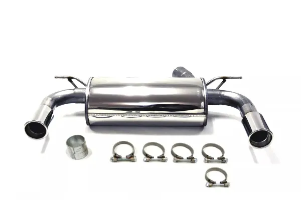 Simons Edelstahl Sportauspuffanlage Duplex 90 mm für BMW F32 420i, 430i