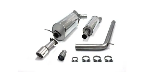Simons Edelstahl Sportauspuffanlage1x90 mm für Audi A1 1.2 TSI Eintragungsfrei