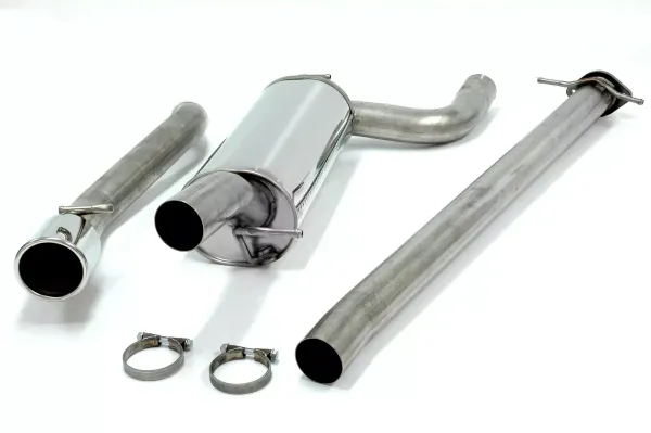 Simons Edelstahl Sportauspuffanlage70 mm für Ford Focus RS MK1