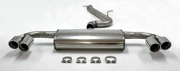 Sportauspuff für Audi TT 8J 160-200PS 2WD 1.8 TFSI 2.0 TFSI ø 76mm Edelstahl
