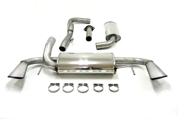 Sportauspuff für Opel Astra J OPC 2.0 ab Bj 2012 ø 76mm aus Edelstahl mit EG-Genehmigung (eintragungsfrei)