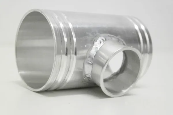 T-Stück Alu Adapter ø 76mm auf 50mm L 120mm