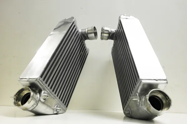 upgrade Ladeluftkühler für Porsche 996 Turbo bis 750PS rechts + links aus Alu