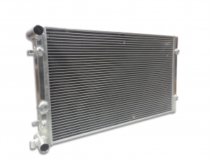 Aluminum radiator for Audi TT, A3, Leon 1M, VW Bora, Golf 4 1.8T, 1.9TDI with aluminum fins L 650mm x H 400mm x T 50mm