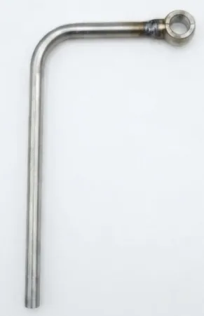 Wasserleitung gebogen für VR6 Turbo mit ø 14mm Ringauge ca. 270mm lang Rohraußendurchmesser ø 10mm