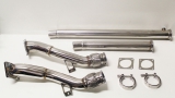 Downpipe 2.7L Bi-turbo for Audi S4 RS4 76mm > 63.5mm Stainless Steel with Flex Pipe
