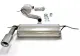 Edelstahl Sportauspuffanlage 1x100 mm für Golf V 1.4TSi/1.4TSi GT EG-Genehmigung