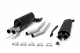 Simons Aluminierte Stahl Sportauspuffanlage 2x70 mm für BMW E28 528i, 528ia