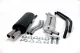 Simons Aluminierte Stahl Sportauspuffanlage 2x70 mm für BMW E30 320i/323i/325i Eintragungsfrei