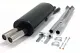 Simons Aluminierte Stahl Sportauspuffanlage ab Kat 2x70 mm für BMW E30 320i/325i/325ixKat. Eintragungsfrei