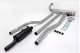 Simons Aluminisierte Sportauspuffanlage 50,8 mm für SAAB 93/96 Zweitaktmotor