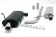 Simons Chromstahl Sportauspuff 100mm Rund für Peugeot 406 Kombi 2.0