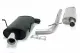 Simons Chromstahl Sportauspuff 100mm Rund für Peugeot 406 Limousine 2.2