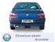 Simons Chromstahl Sportauspuff 100mm Rund für Peugeot 406 Limousine 2.2