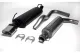Simons Chromstahl Sportauspuffanlage 70x140 mm Eckig für SAAB 9-3 Aero Ver. II.