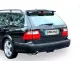 Simons Chromstahl Sportauspuffanlage 90/120 mm Oval für SAAB 9-5 Turbo 2.0/2.3 Limousine/Kombi Für Modelle MIT Öffnung in der Heckschürze