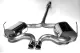 Simons Edelstahl Sportauspuff 2x 80 mm Rund für Mini Cooper S R53