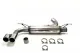 Simons Edelstahl Sportauspuffanlage 2x 80 mm für BMW F30 316D, 318D, 320D