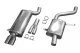 Simons Edelstahl Sportauspuffanlage 2x70 mm für Audi S4 Quattro C4 2.2 Turbo / 4.2 V8