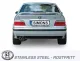 Simons Edelstahl Sportauspuffanlage 2x70 mm für BMW E36 M3 Limousine/Coupé/Cabrio/Touring Eintragungsfrei