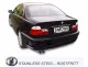 Simons Edelstahl Sportauspuffanlage 2x70 mm für BMW E46 320i, 325i, 330i mit EG-Genehmigung (eintragungsfrei)