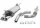 Simons Edelstahl Sportauspuffanlage 2x80 mm für Audi A3 (8L) 1.6/1.8/1.8T/1.9TDI EG-Genehmigung