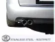 Simons Edelstahl Sportauspuffanlage 2x80 mm für Audi A6 (C5) 2WD Limousine/Avant/Kombi 1.8T/1.9TDI/2.5TDI EG-Genehmigung