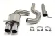 Simons Edelstahl Sportauspuffanlage 2x80 mm für BMW E91 316D, 318D, 320D