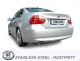 Simons Edelstahl Sportauspuffanlage 2x80 mm für BMW E91 323, 325, 325xi 330i,330xi ( N52 ) 2005-2007 mit EG-Genehmigung (eintragungsfrei)