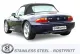 Simons Edelstahl Sportauspuffanlage 70x140 mm für BMW Z3 1.8, Roadster & Coupe