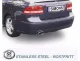 Simons Edelstahl Sportauspuffanlage 85 x150 mm Eckig für SAAB 9-3 Turbo (61L Tank )