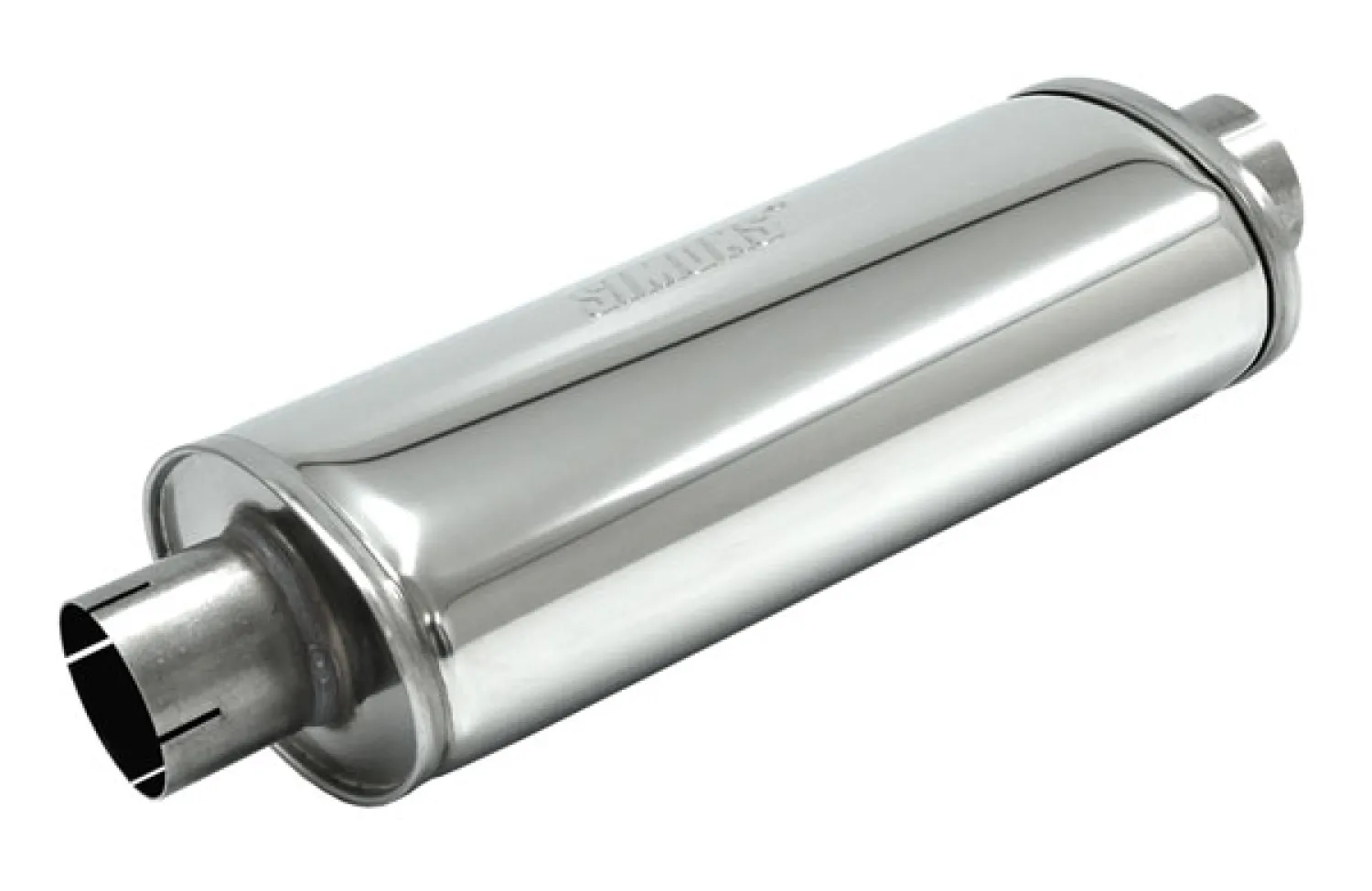 Simons Turbonett Schalldämpfer Edelstahl 76,1 Mm X 250 Mm Für Auspuffanlagen