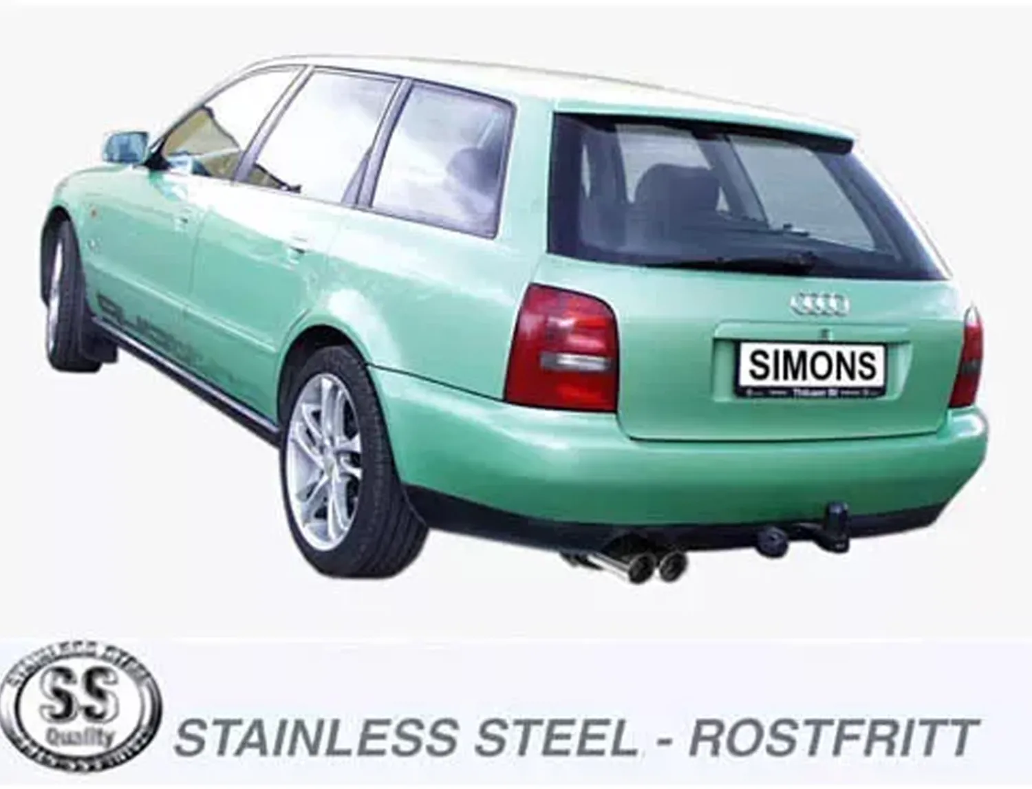 Audi A4 B5 Sportauspuffnull