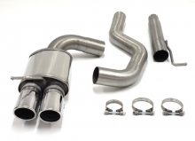 Sports exhaust for BMW 316D, 318D, 320D E90 / E91 / E92 70mm made of stainless steel