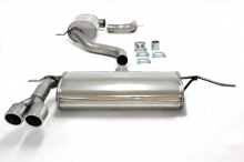 Exhaust system/sports exhaust for Scirocco 1.4TSI 1.8TSI 2.0TFSI ø 76mm made of stainless steel with EC approval (no registration required)