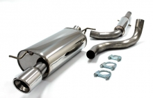 Sports exhaust for Audi TT 180PS 8N 2WD 1.8T ø 63.5mm stainless steel with EC approval (no registration required)