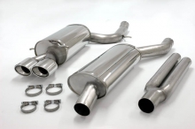 Sports exhaust for Audi RS4 B5 3 76mm 380PS Stainless Steel with EC approval (no registration required)