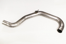 Center Silencer Replacement Pipe Racepipe ø 76mm for VAG A3 8P, Golf 5, 6 GTI 1.4 TSI Stainless Steel Sport Exhaust