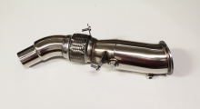 Downpipe ø 102mm > 76mm für BMW 1er F20/F21 - 2er F22/F23 - 3er F30/F31/F34 -4er F32/33/F36  N55 Motor aus Edelstahl