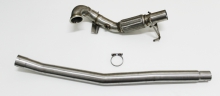 Downpipe für Audi S3 8v Quattro , Seat Leon 5F Cupra R ST 300 Golf 7 R 4-Motion 2.0 TFSI ø 76mm Edelstahl mit Interlock Flexrohr