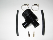 Black adjustable aluminum blow-off valve for turbo engines such as 1.8T, VR6, 16v