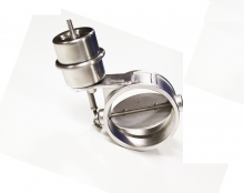 Control valve ø 76mm, opened, vacuum-controlled, stainless steel exhaust valve