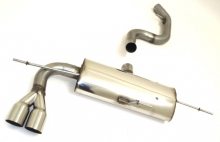 FMS Sports Exhaust Silencer Audi Q3 8U Quattro 2.0 TFSI TDI S-Line Stainless Steel with EC Approval (No Registration Required)