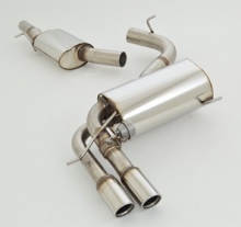 Sport exhaust for Audi S3 8PA Sportback 2.0TFSI 265PS ø 76mm stainless steel with valve control EG approval