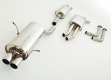 Sport exhaust for BMW 320i, 325i, 330i E46 63.5mm made of stainless steel with EC approval (no registration required)