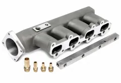 Ansaugbrücke für VW 16v Turbo Golf 1 2 3 + 16v G60 mit VR6 Drosselklappenanschluss inklusive Einspritzleiste